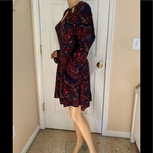 American Eagle Outfitters Paisley High Low Mini Dress size SP - Picture 2 of 10